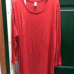 Old Navy orange long sleeve dress